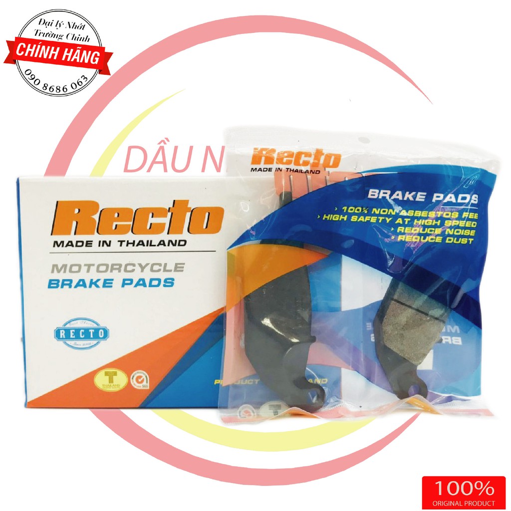 Bố thắng sau Recto dành cho xe Exciter 135 hàng nhập Thailand