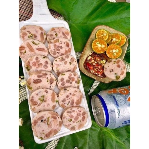 (DTFood-CHUYÊN SỈ) chả da heo ớt xiêm xanh Huế 500g cực giòn ngon
