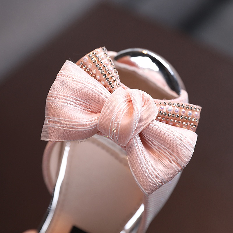 Giày Đế Mềm Hở Ngón Chống Trượt Cho Bé Gái Từ 2-8 Tuổi