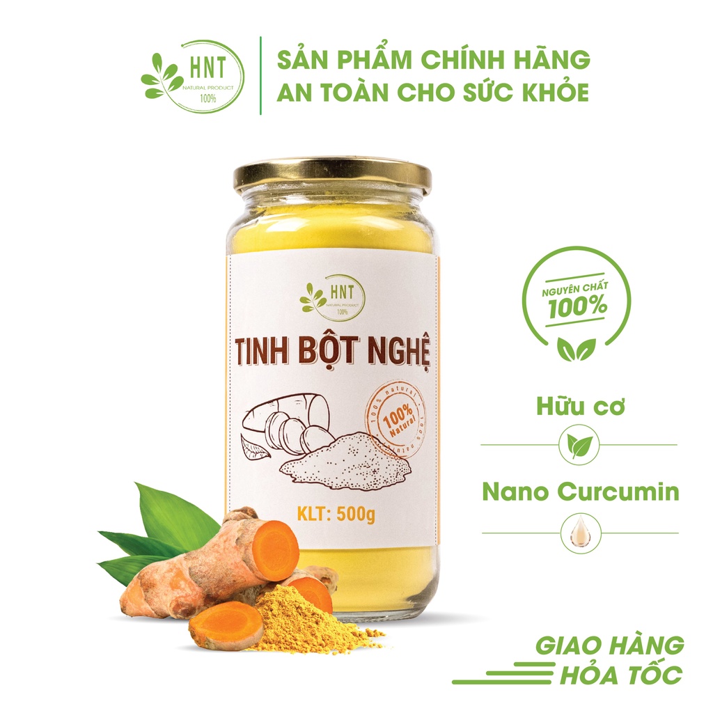 Tinh bột nghệ nhiều curcumin HNT NATURAL PRODUCT TBN 500G