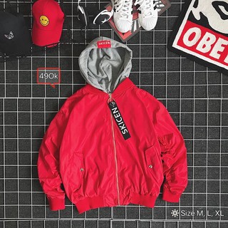 [Yeah1Shop] Áo khoác bomber dù 01 (M, L,XL)