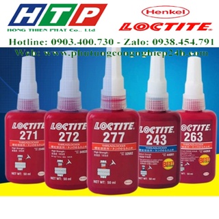 Loctite 277 loại 50ml keo dán khóa ren màu đỏ