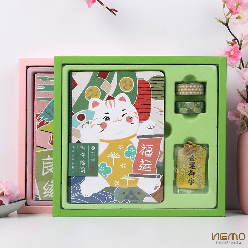 Hộp Quà Tặng Sổ Tay và Túi Phước Ý Nghĩa Nemo Handmade - HQME