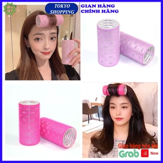 Lô uốn tóc tự dính làm,tạo kiểu tóc xoăn size lớn 4x10,5cm