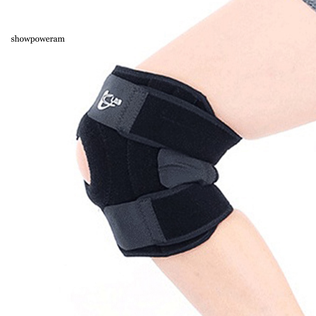1 Đai Quấn Bảo Vệ Đầu Gối Giảm Đau Chuyên Nghiệp Màu Đen