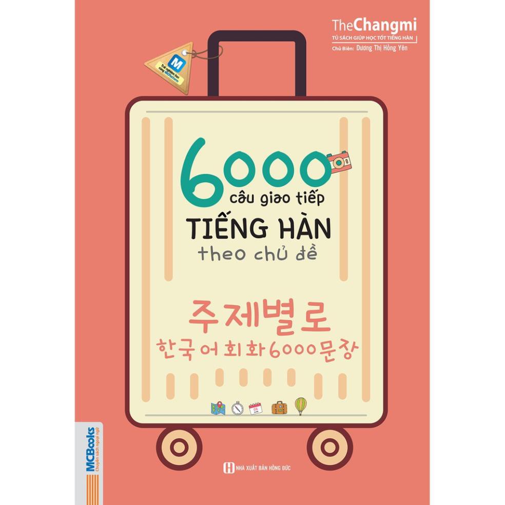Sách - Combo 6000 Câu Giao Tiếp Tiếng Hàn Theo Chủ Đề,Vitamin Tiếng Hàn 1,Vitamin Tiếng Hàn 2