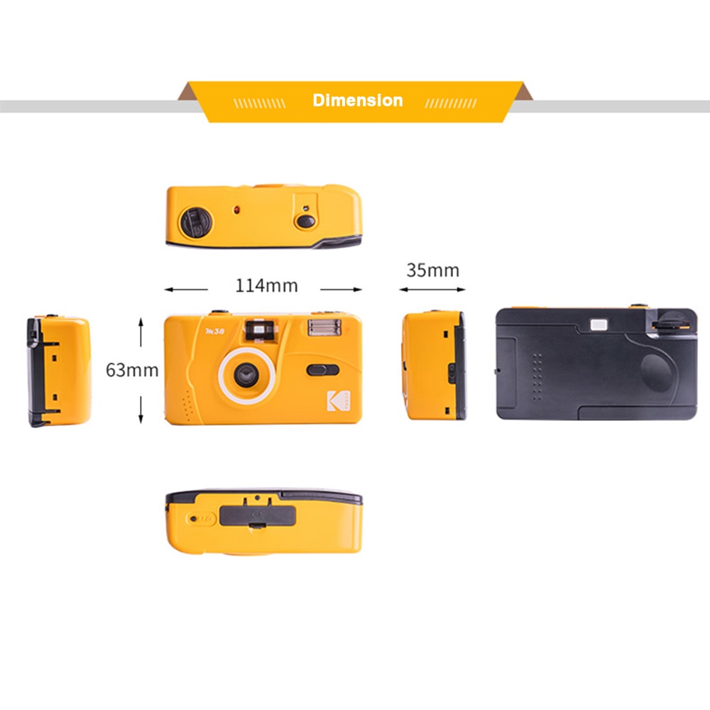 Camera phim KODAK M38 Ungrade M35 35mm có thể tái sử dụng