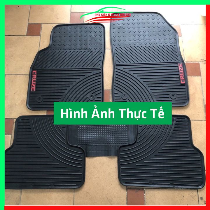 Thảm lót sàn cao su cho xe Chevrolet Cruze mẫu 2 bền, mùi dễ chịu 2021-2022 hàng chuẩn theo xe chịu lực tốt