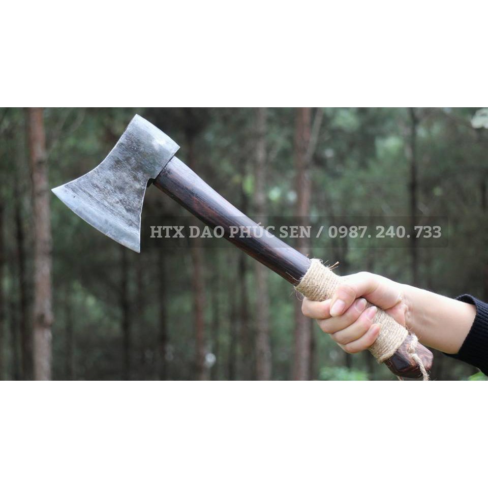 Rìu Đi Rừng - Hàng Chuẩn HTX Dao Phúc Sen