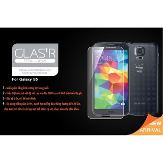 Kính cường lực Glass dành cho Samsung Galaxy S5