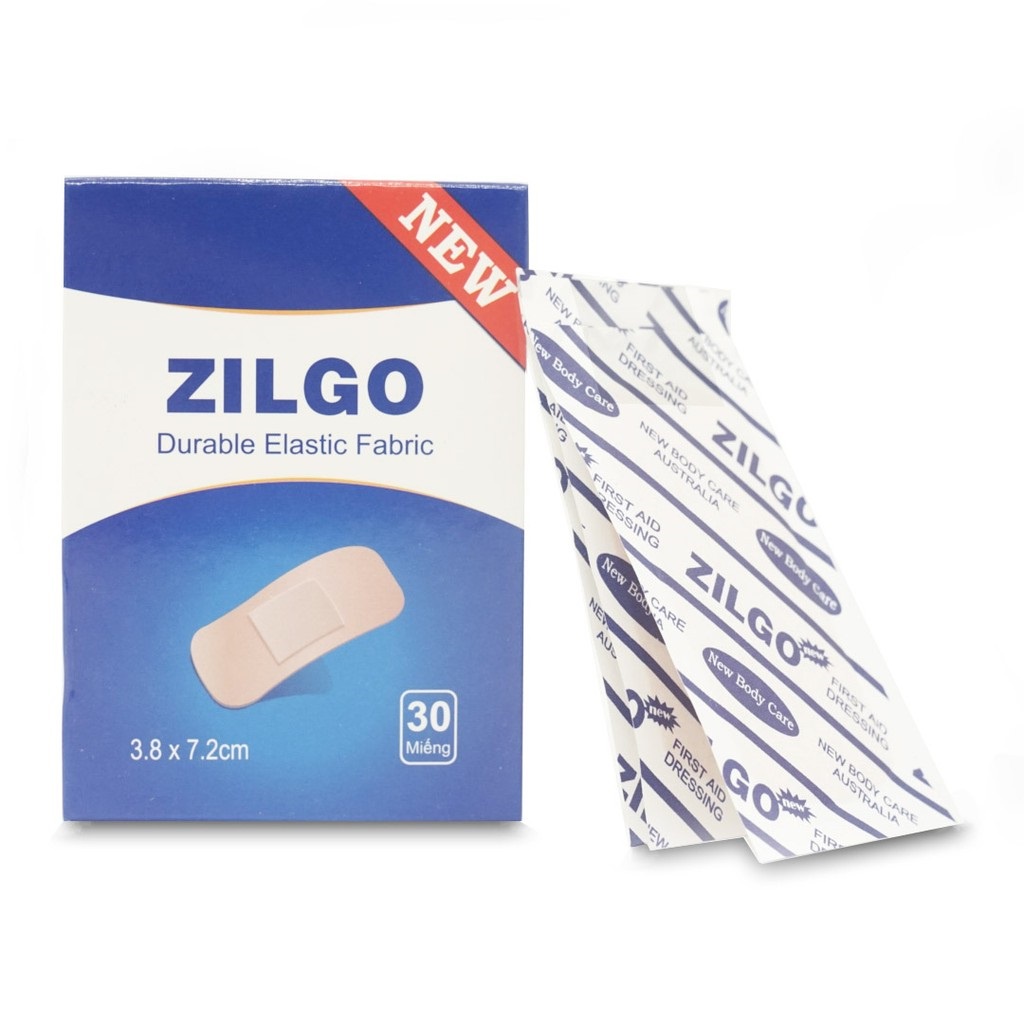 Băng gâu ZILGO dán vết thương, băng y tế sơ cứu vết thương  miếng