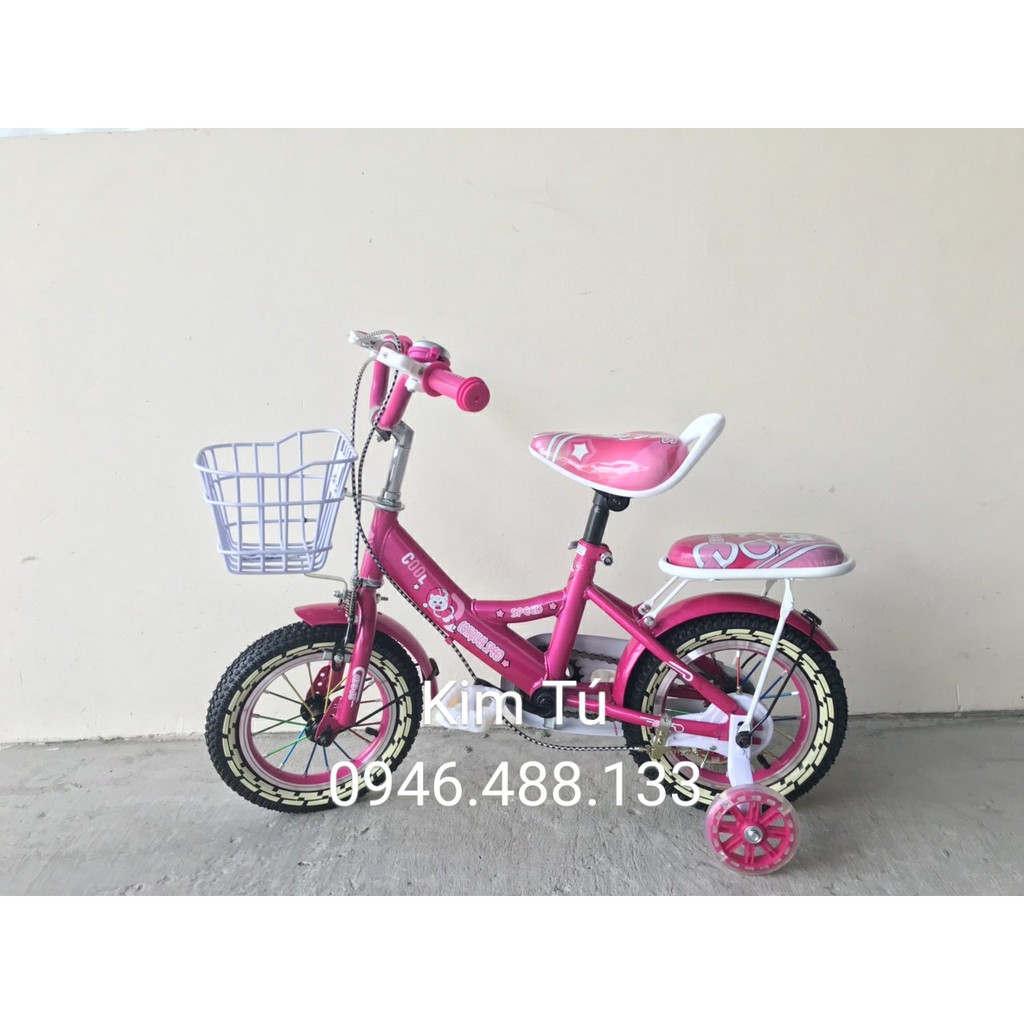 Xe đạp trẻ em 12in bé gái Conquer Speed