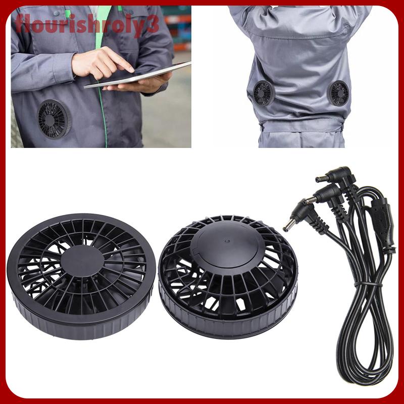Quạt gắn áo khoác làm mát chuyên dụng cho công nhân