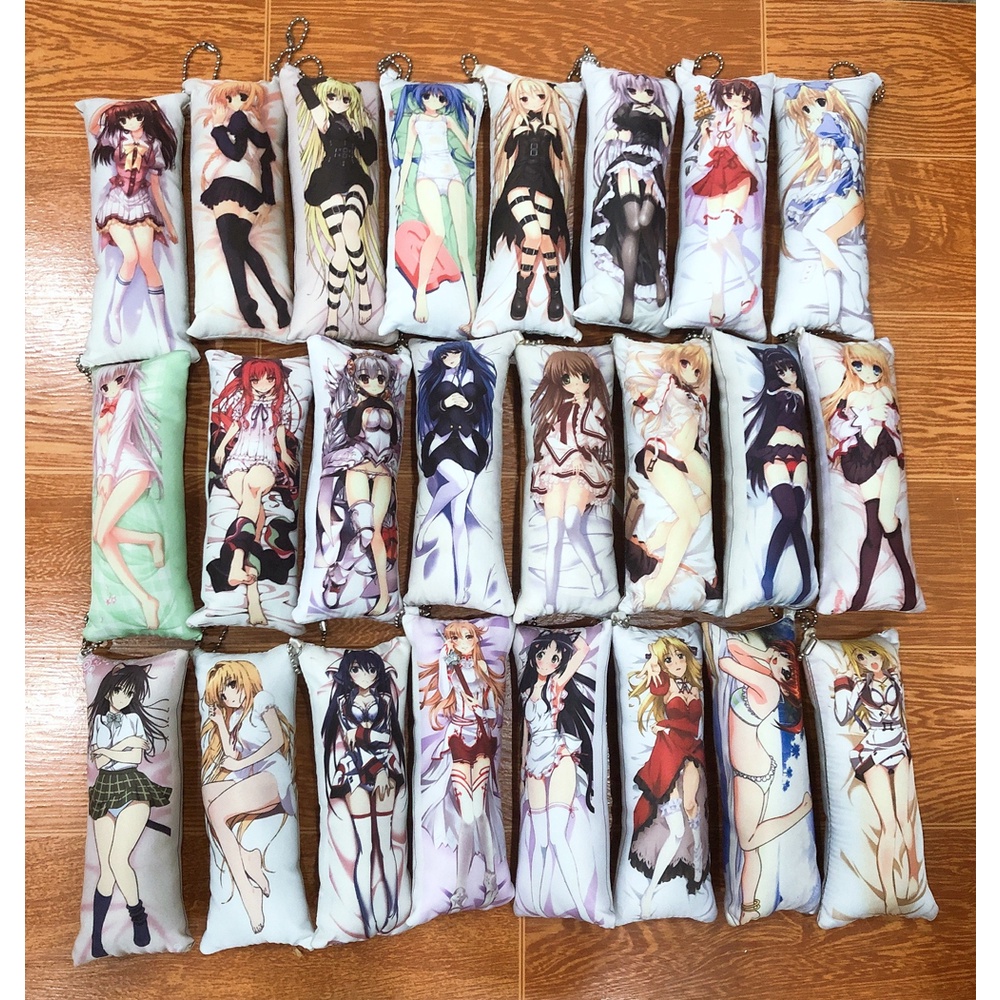 Móc khóa gối hàng có sẵn in theo yêu cầu