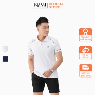Áo Thun Polo Nam Chất Poly Cao Cấp - Viền Tay Vai Trẻ Trung Lịch Sự Chống Nhăn Kumi