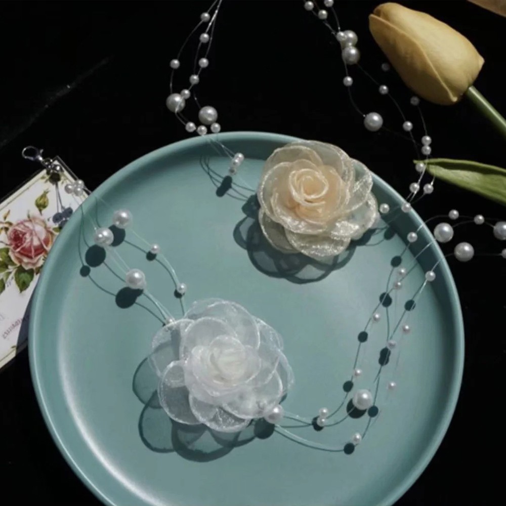 Vòng cổ mặt hình bông hoa xinh xắn dành cho nữ