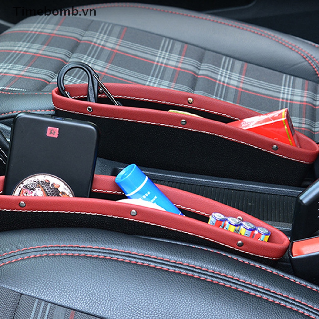 Túi Da Pu Đựng Đồ Đa Năng Gắn Ghế Ngồi Xe Hơi Tiện Dụng