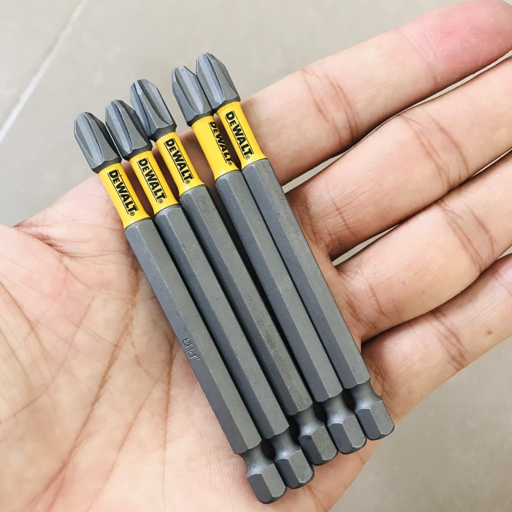 Bộ 5 Mũi Vít DeWalt Có Từ Ph3 Nhập Mỹ