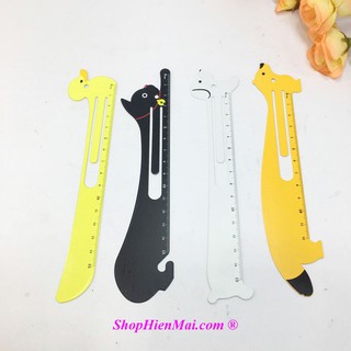 Thước kẻ sắt hình con vật kute
