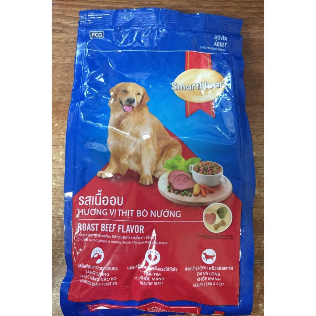 Thức ăn cho chó trưởng thành Smartheart - túi 1,5kg