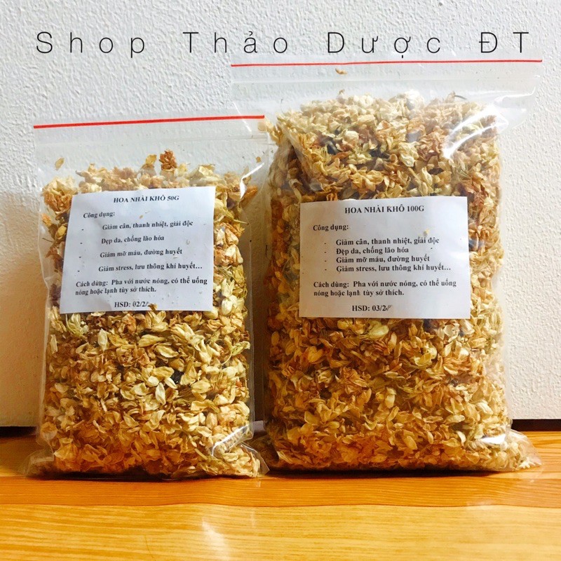 Hoa Nhài Khô (Hoa Lài) 100g - Sạch Đẹp