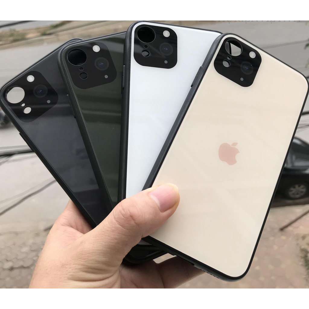 Ốp lưng kính giả iphone 11 cho iphone 6/6plus/6s/6s plus/6/7/7plus/8/8plus/x/xs/xs max/11/11 pro/11 promax | BigBuy360 - bigbuy360.vn