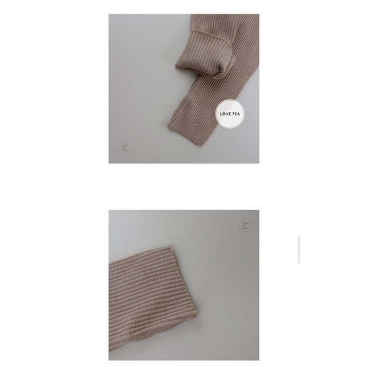 Quần legging gân Peekaboo legging dệt gân Peekaboo Hàn Quốc