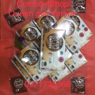 Combo 10 hộp Queen Slim Coffee