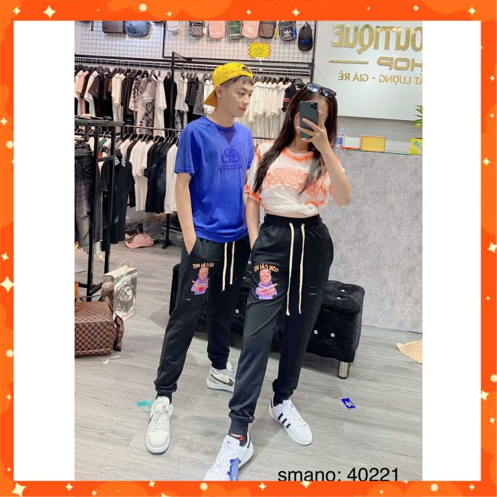 Quần jogger thun nỉ Còn Cái Nịt Rách , quần thể thao nam nữ basic, unisex , pant thu đông mẫu mới nhất, từ 40-75kg MSP