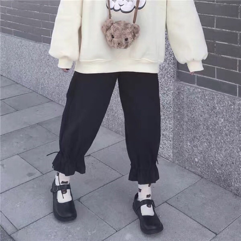 Quần dài ống rộng dễ thương | BigBuy360 - bigbuy360.vn