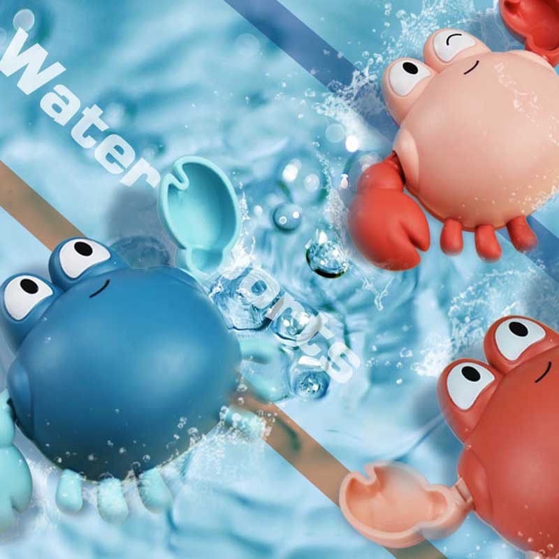 Đồ chơi nhà tắm - Chú Cua bơi cực đáng yêu giao màu ngẫu nhiên