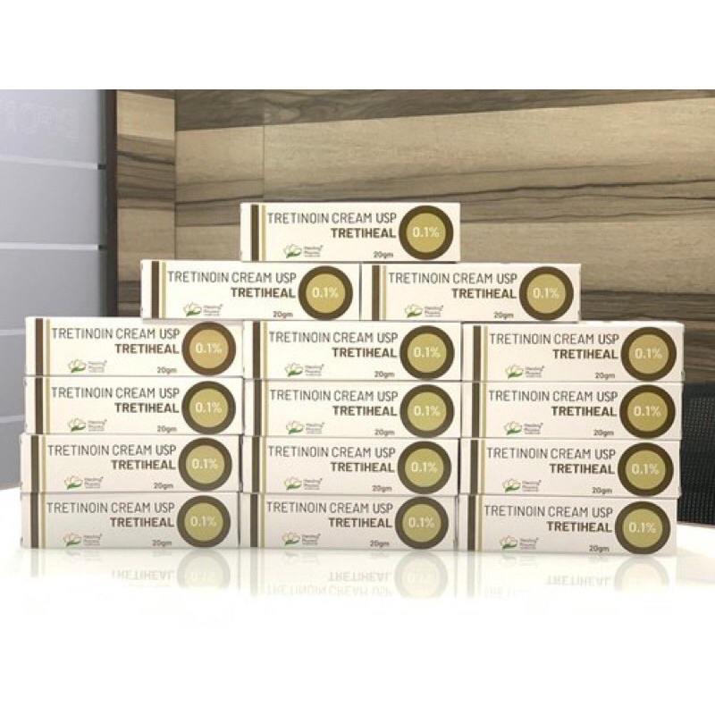 Kem giảm mụn tretinoin Tretiheal 0.025-0.1 giảm mụn se khít chân lông,da căng bóng  DƯỢC MỸ PHẨM SPA