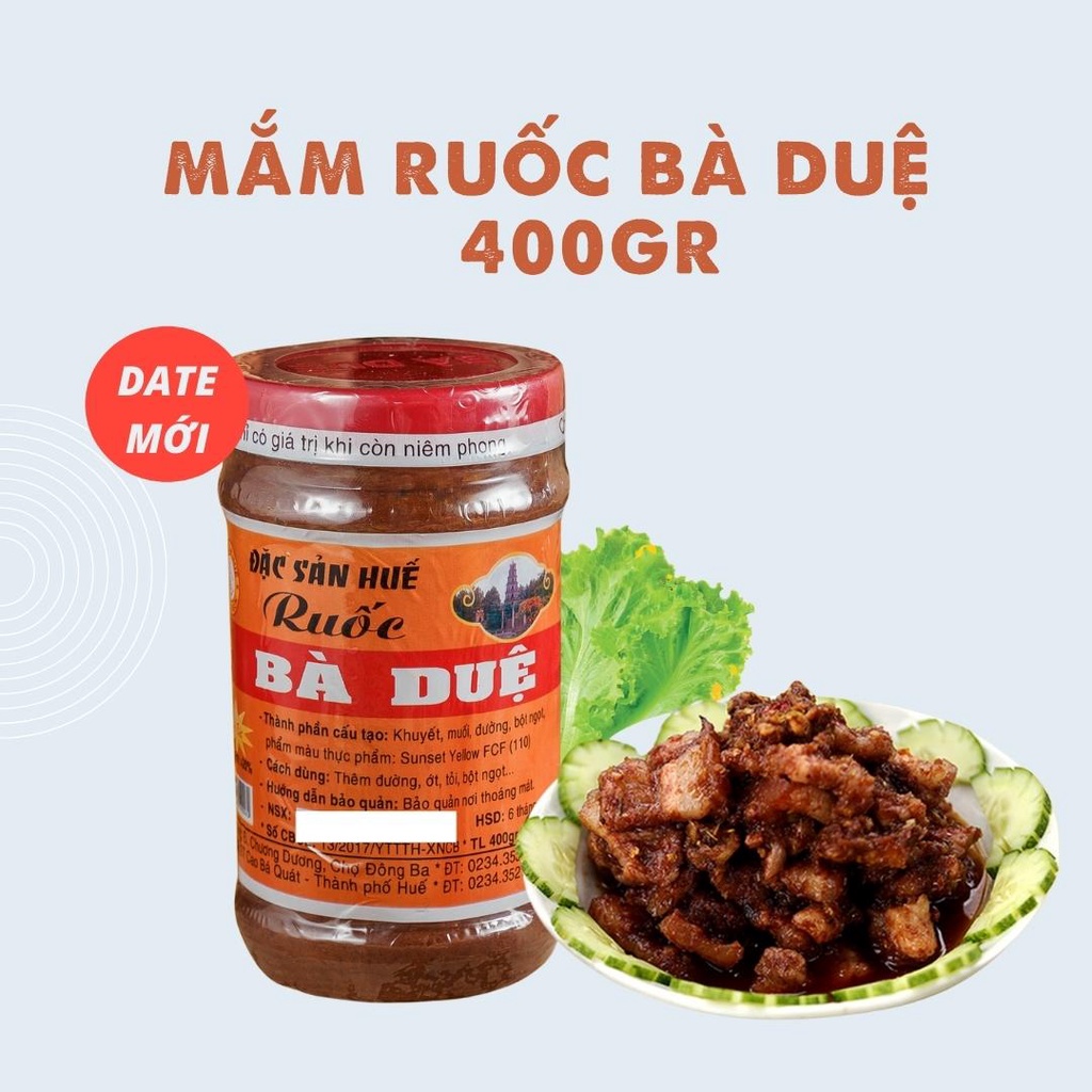 Mắm ruốc Huế Bà Duệ 400g