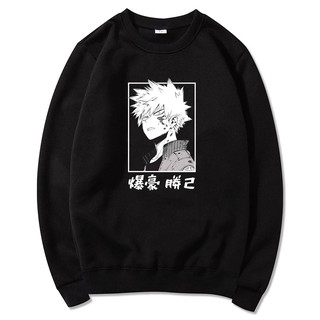 Anime Kawaii My Hero Giới Học Thuật Áo Khoác Dài Tay Rời Áo Nam Nhật Bản Bông Tai Kẹp Áo Chui Đầu Hip Hop Áo Khoác Hoddie
