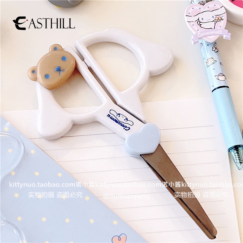 Kéo Hình Chú Gấu Cinnamoroll Dễ Thương Dùng Làm Quà Tặng Cho Bé Gái