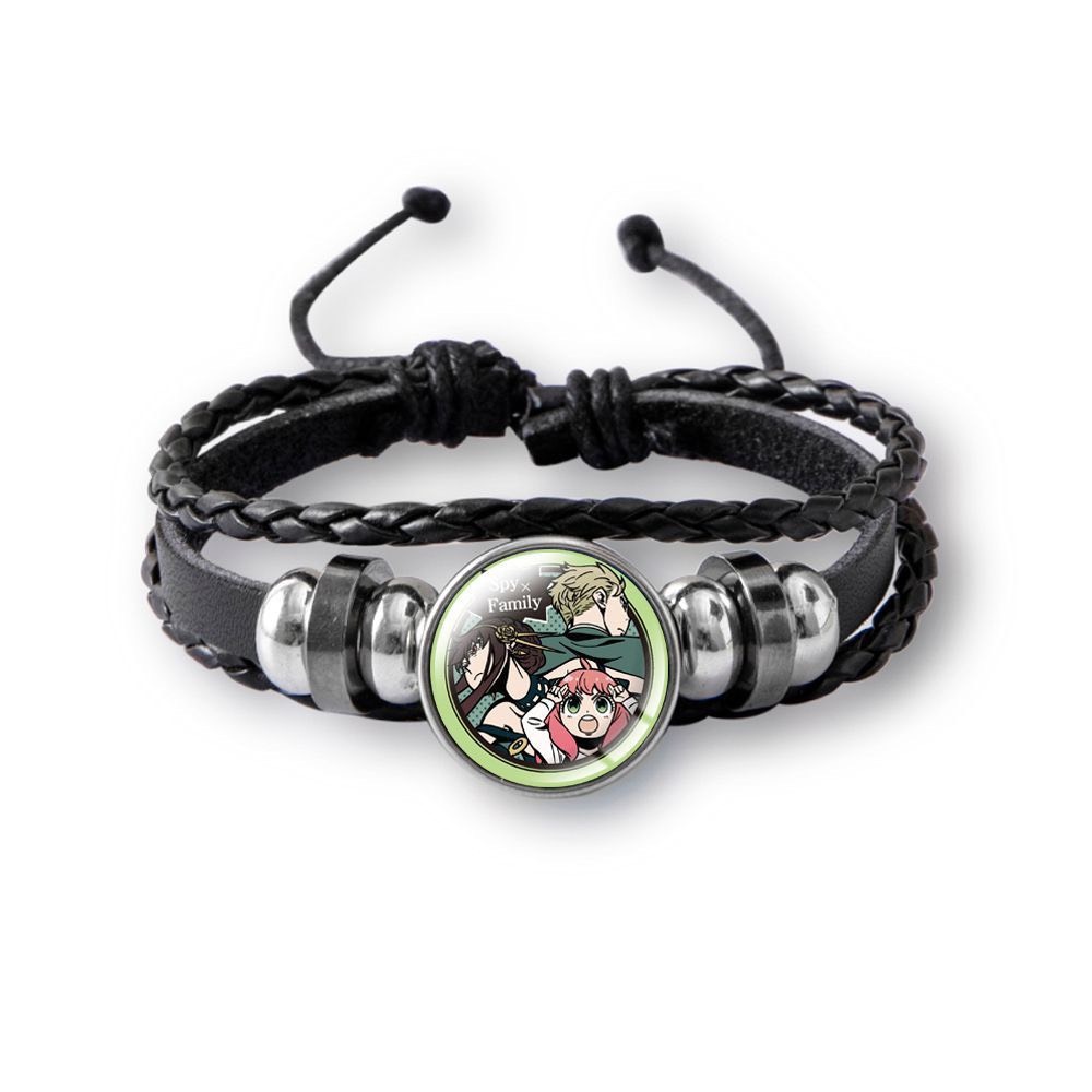 Vòng tay da lộn in hình SPY X FAMILY GIA ĐÌNH ĐIỆP VIÊN tiện lợi anime chibi xinh xắn thời trang