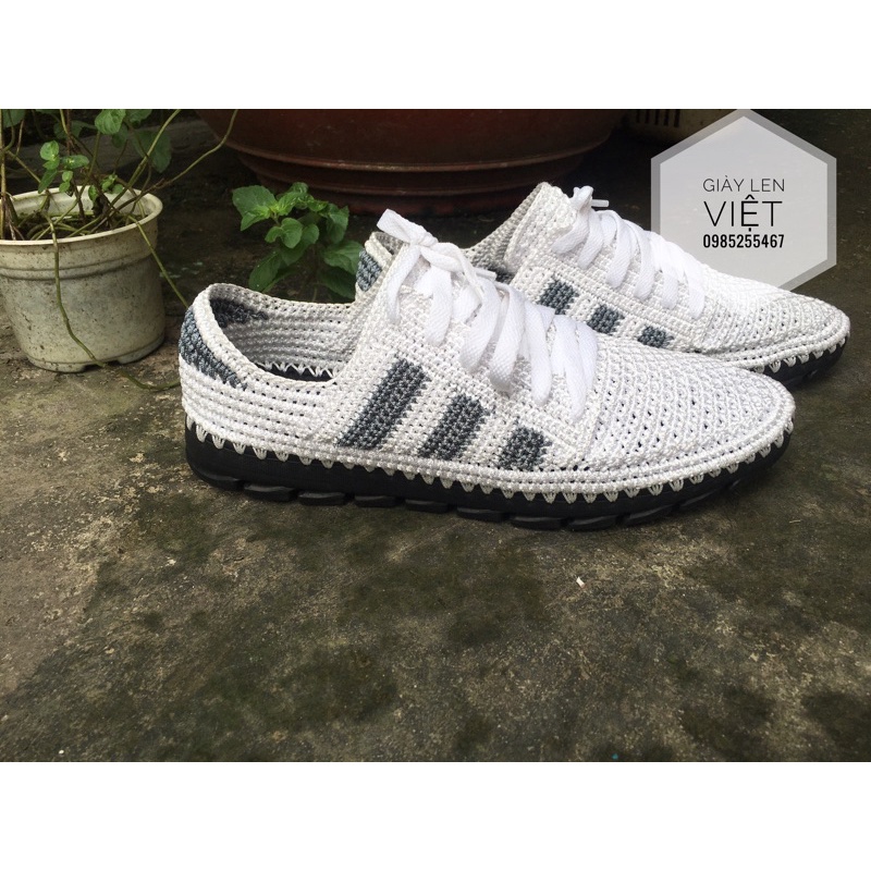 Đế giày móc len cho nam