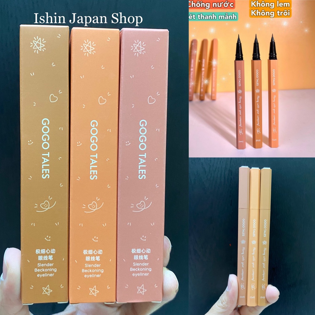 Chì Kẻ Mắt Nước Sắc Nét Siêu Mảnh GOGO TALES Slender Beckoning Eyeliner