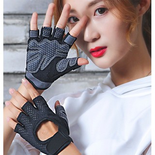 Găng tay, bao tay thể thao nữ, tập gym nữ màu hồng Aolikes