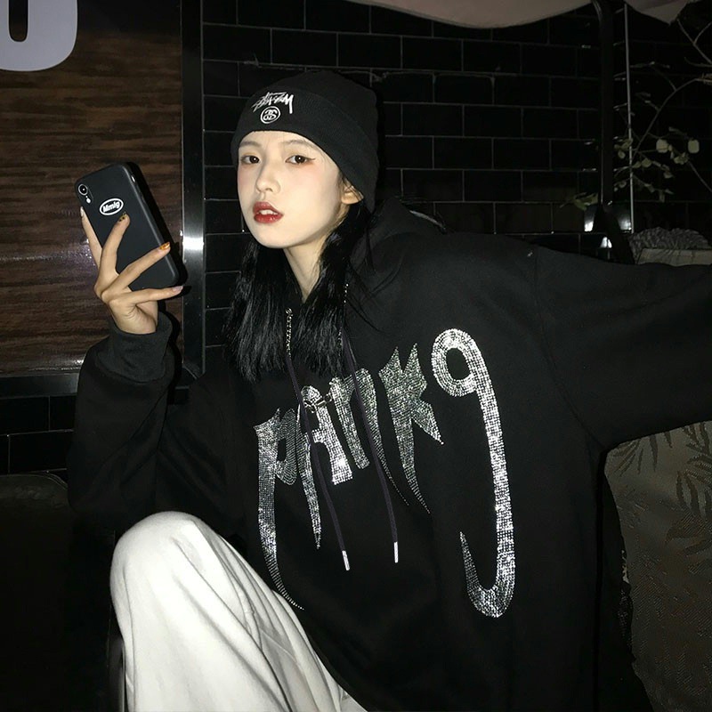 NRVP Mới Áo Hoodie Dáng Rộng Phong Cách Hàn Quốc 2021