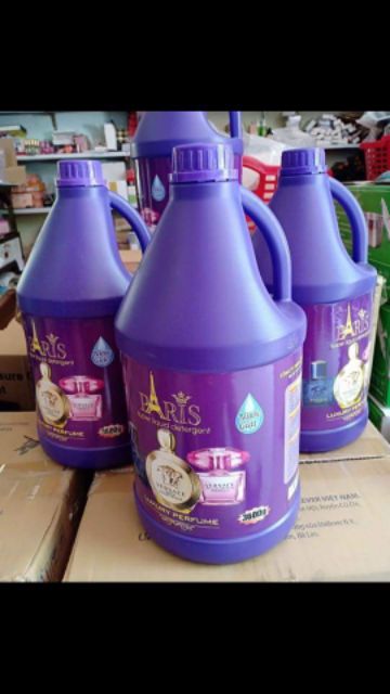 Nước giặt paris 3,6L loại 1, NƯỚC GIẶT HƯƠNG NƯỚC HOA GIỮ MÙI THƠM