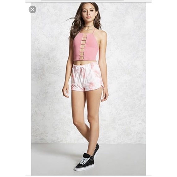 Áo Croptop F21 VNXK