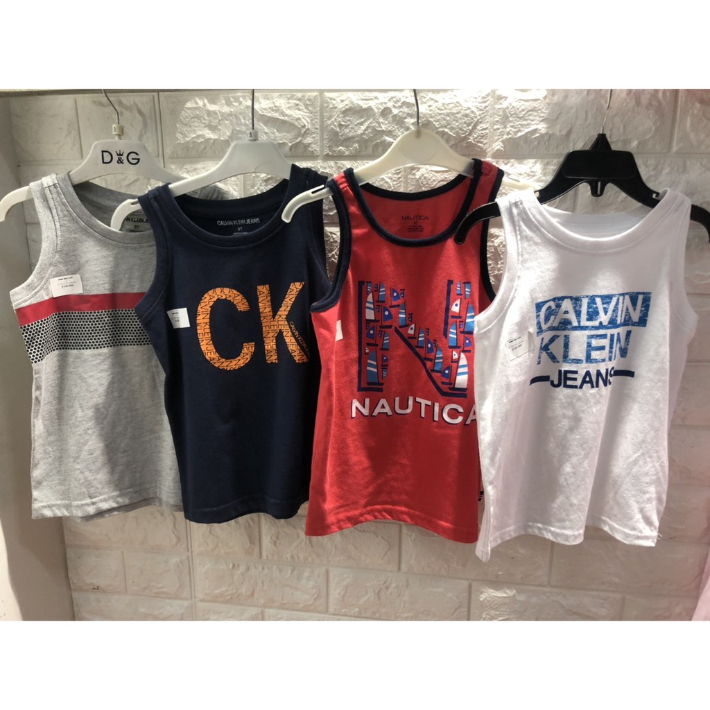 ÁO THUN BA LỖ CK, NAUTICA