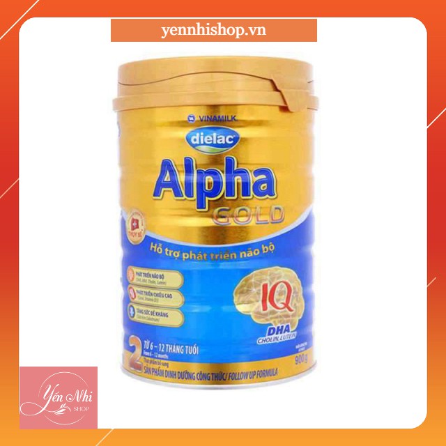 Sữa bột Vinamilk Dielac Alpha Gold Step 2 (900g)