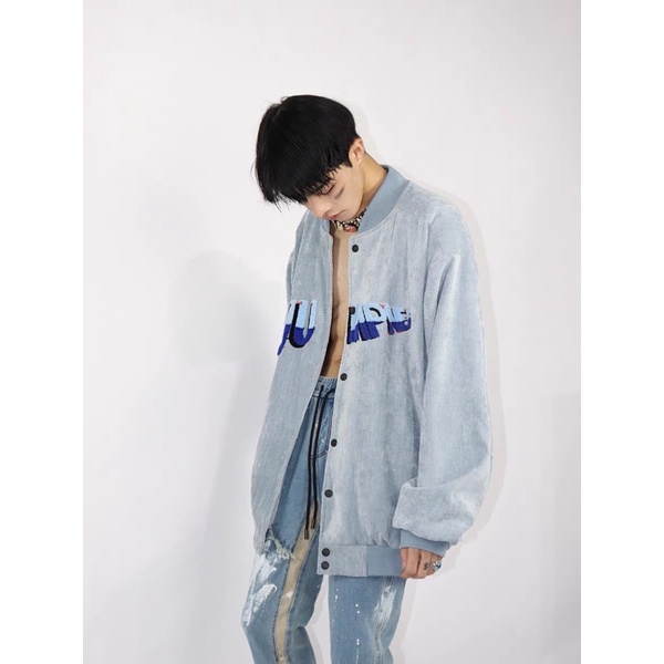 Áo bomber nỉ nhung cá tính