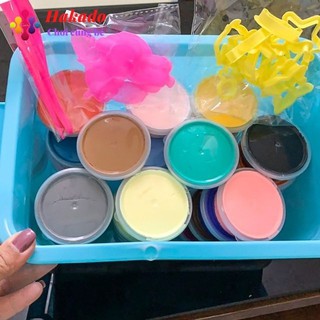 [ Có hộp đựng] Đất nặn - đất sét bộ 36 màu kèm khuân nặn