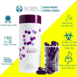 Thực phẩm chức năng bảo vệ sức khoẻ (60 Viên Nang Mềm)-AGELOC RESET