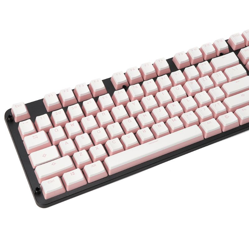 Bộ 108 nút bàn phím thay thế màu hồng cho OEM Cherry MX gh60