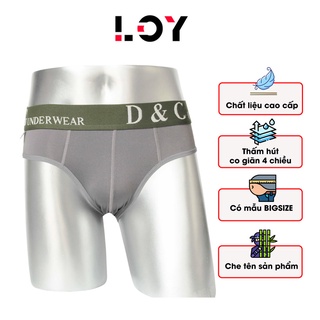 Quần lót nam thun lạnh, combo 4 quần sịp nam tam giác bản lưng to cao cấp, co giãn và thấm hút tốt, kiểu dáng trẻ trung