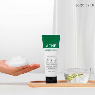 Sữa rửa mặt some by mi acne aha-bha-pha 30days miraclei acne clear foam